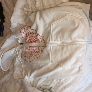 Spider web hoodie